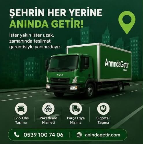 AnındaGetir nakliyat çalışması